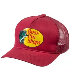 Bass Pro Shops Hat Outdoor Fishing Baseball Trucker Mesh Cap Adjustable SnapBack
